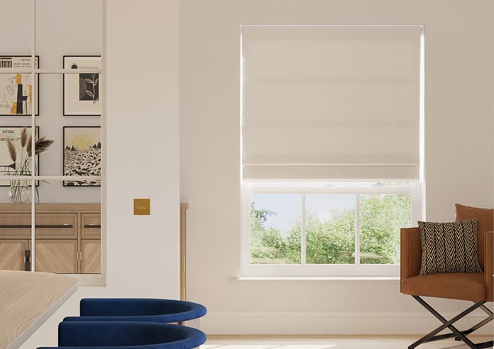 Andante, Porcelain - Twist&Fit Roman Blind - Image 3